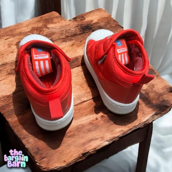 Adidas Originals Red Superstar 360 FW1120 Toddler Boot Sneakers (9.5) *RARE* - Picture 5 of 6